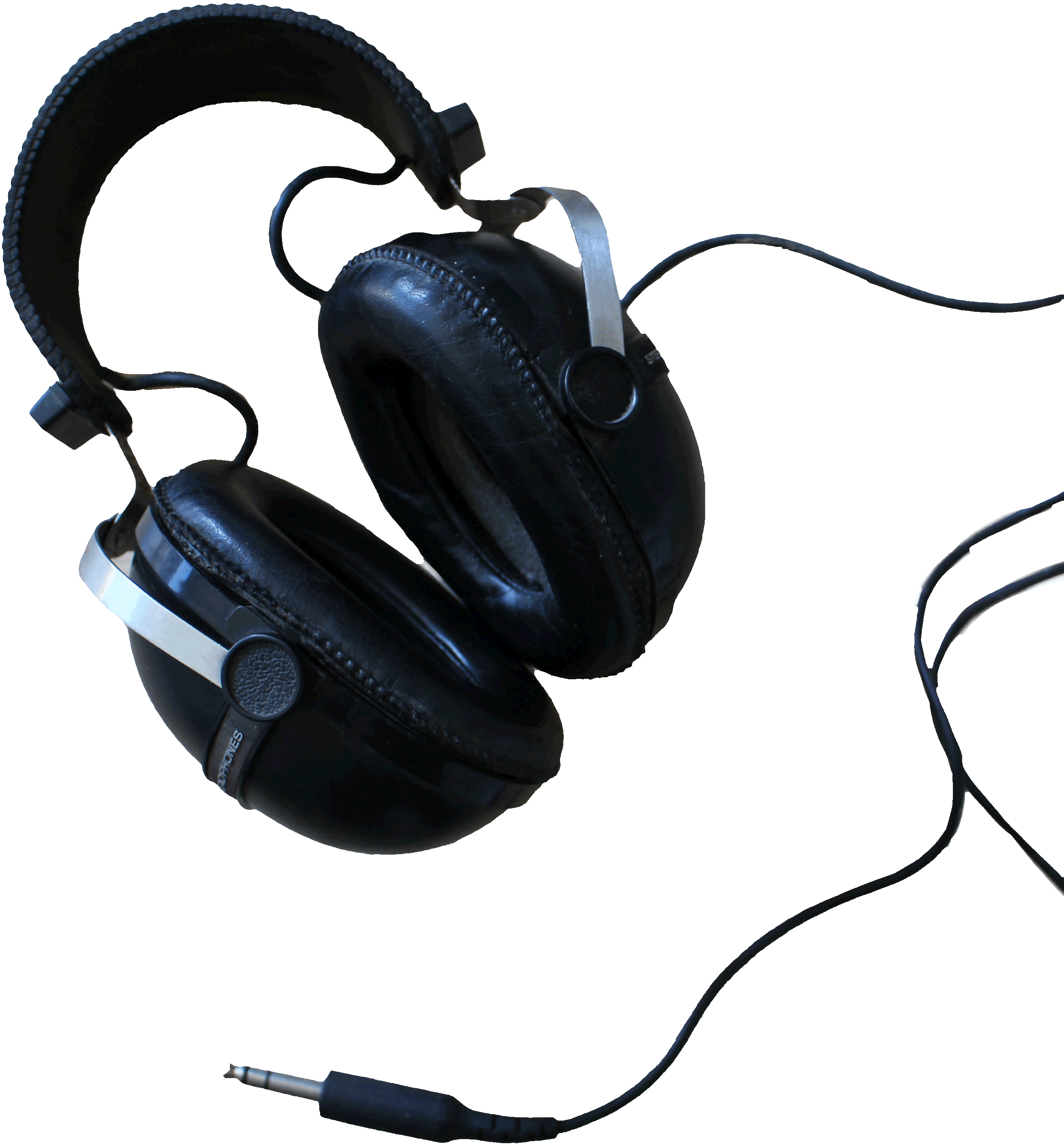 A pair of Pioneer headphones.